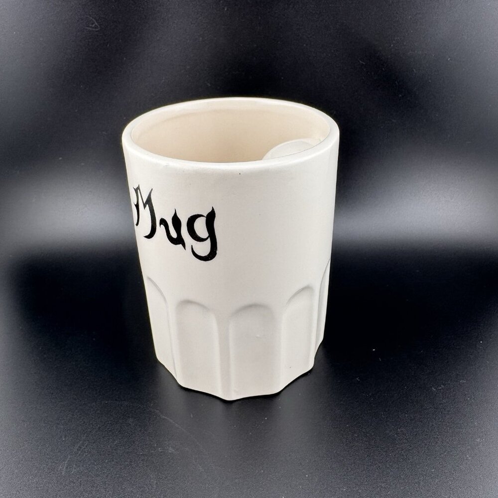 Vintage Ceramic “Polish Mug” Novelty Stoneware Mug Glossy - Handle Inside Cup! - Picture 2 of 8